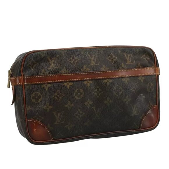 LOUIS VUITTON Monogram Compiegne 28 Clutch Bag - Picture 4 of 16